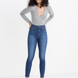Madwell Curvy High Rise Skinny in Moreaux Wash
